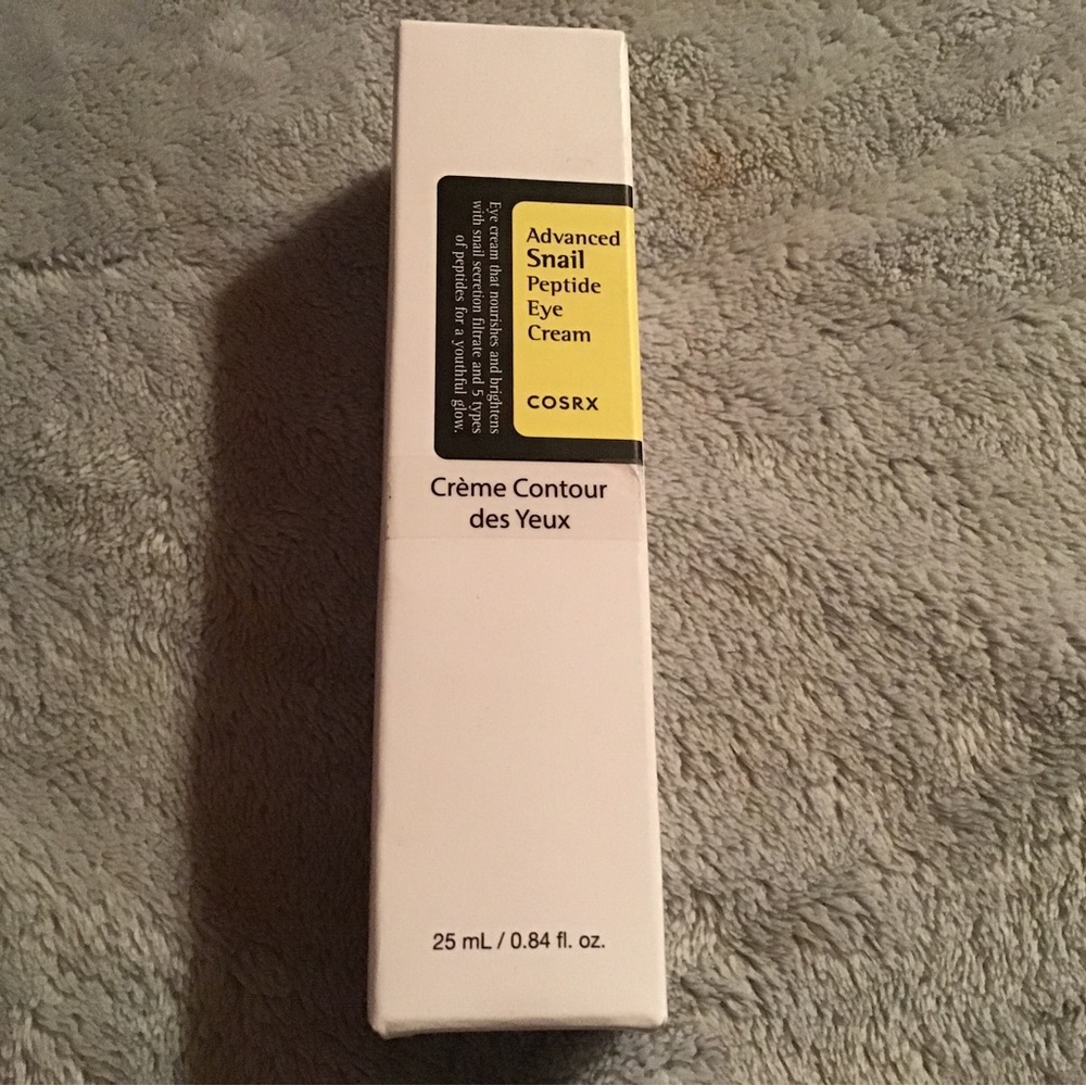 Cosrx Advanced snail peptide eye cream .84 oz new